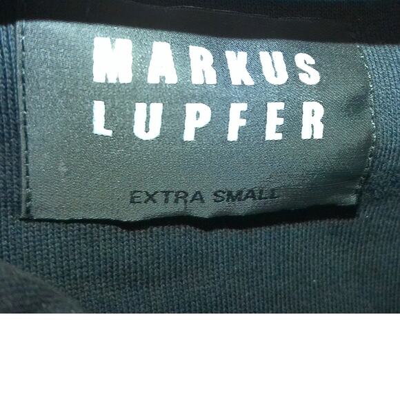 Markus Lupfer Lucie Plaid Lips Oversized Hoodie Dress Size XS New READ - Picture 5 of 9